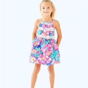 Lilly Pulitzer Girls Elize Dress, Size 10